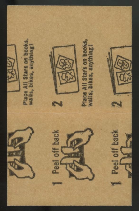 1963 Topps Peel-Offs Don Drysdale Instructions Back EX/MT-NM