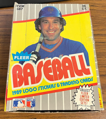 1989 Fleer Baseball Wax Box