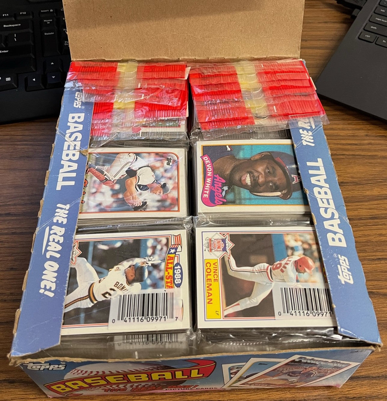 1989 Topps Baseball Rack Pack Box