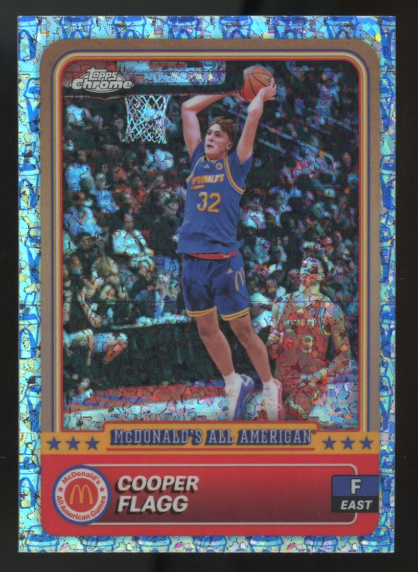 2024 Topps Chrome McDonald's All American Cooper Flagg McFlurry Refractor "A"