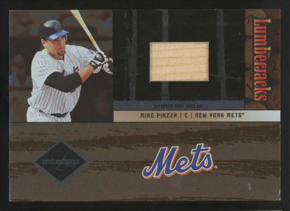 2004 Leaf Limited Mike Piazza Lumberjacks Bat Patch /50 #LJ-24