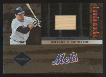 2004 Leaf Limited Mike Piazza Lumberjacks Bat Patch /50 #LJ-24