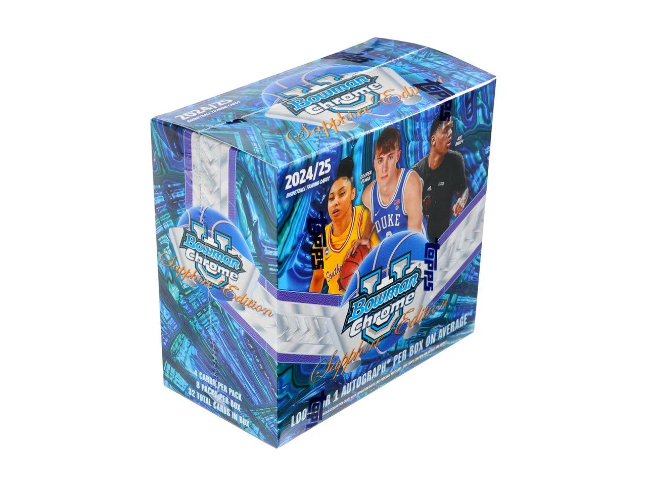 2024/25 Bowman University Chrome Basketball Sapphire Hobby Box