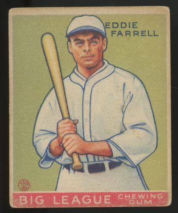 1933 Goudey Eddie Farrell #148 G/VG
