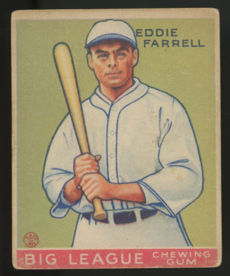 1933 Goudey Eddie Farrell #148 G/VG