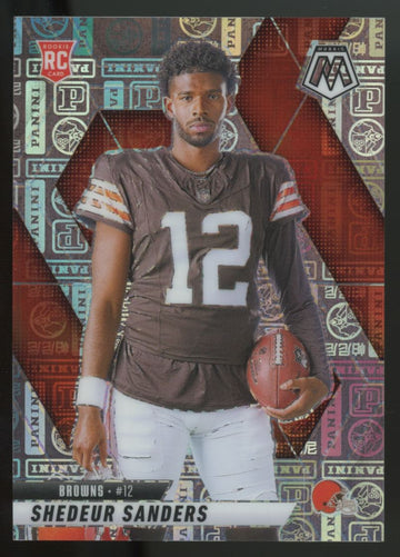 2025 Panini Mosaic Shedeur Sanders RC Variation Silver Knight /149 #290
