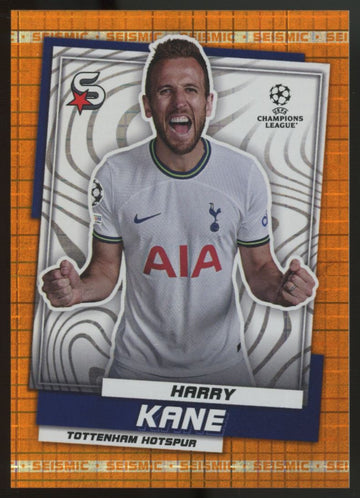 2022/23 Topps UEFA Harry Kane Seismic Superstars Orange /25 #36