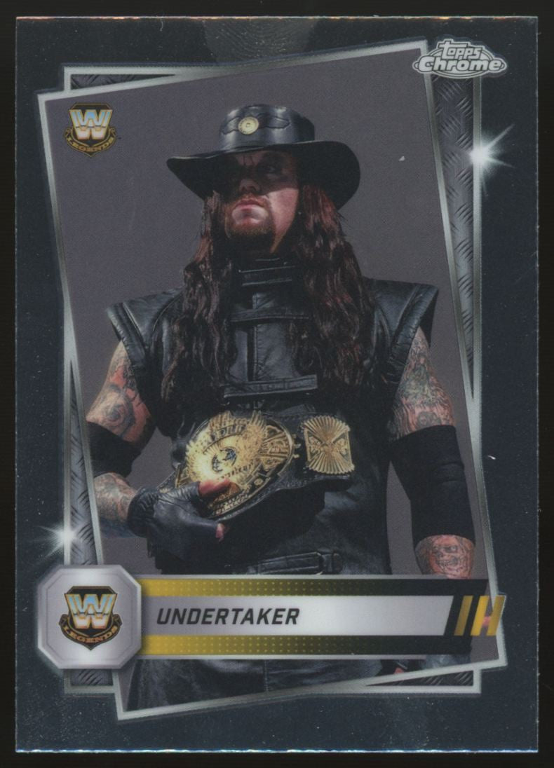 2025 Topps Chrome WWE Undertaker Image Variation SSP #218