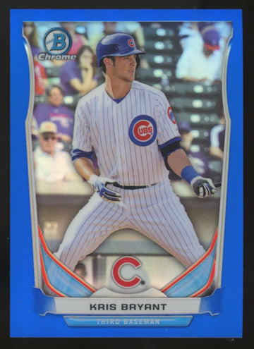 2014 Bowman Chrome Draft Kris Bryant RC Prospect Blue Refractor /399 #CTP-62