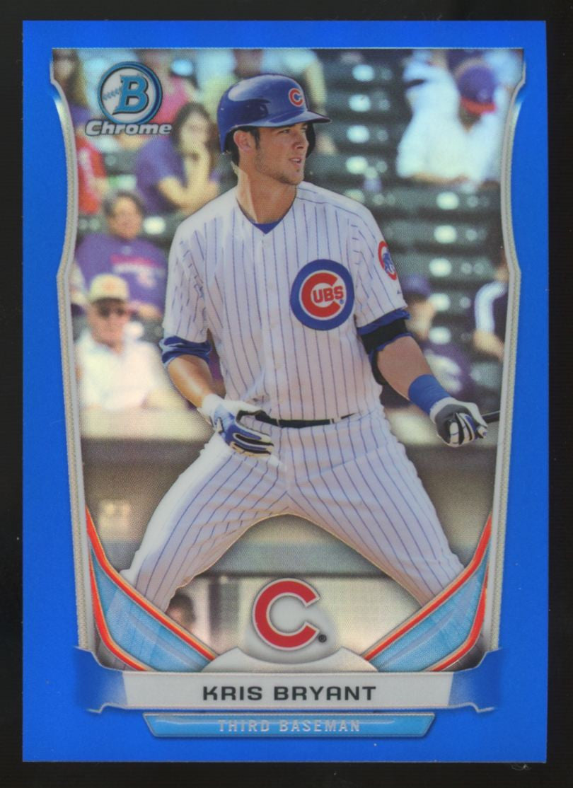2014 Bowman Chrome Draft Kris Bryant RC Prospect Blue Refractor /399 #CTP-62