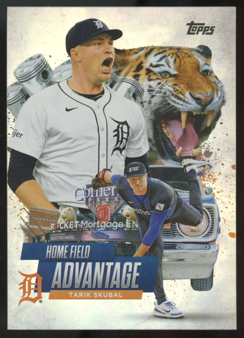 2025 Topps Update Tarik Skubal Home Field Advantage #HA-46 "A"