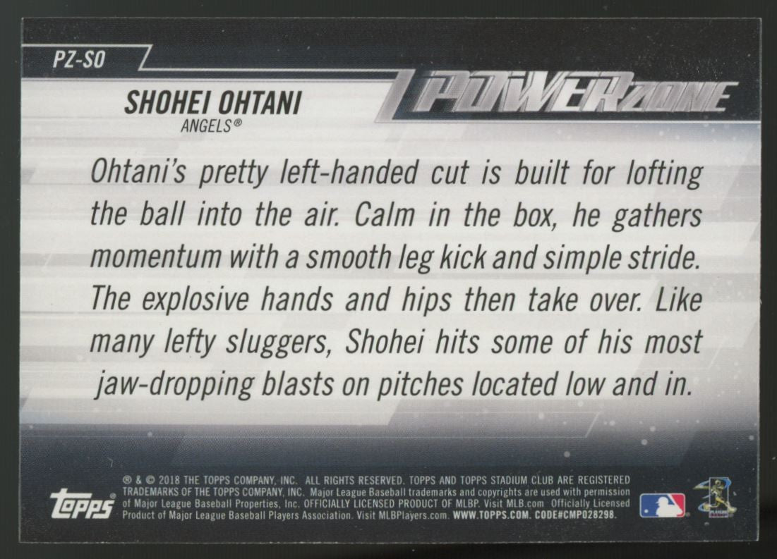 2018 Stadium Club Baseball Power Zone Complete Set (25) Ohtani