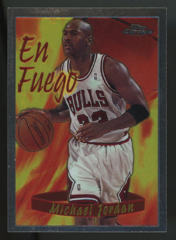 1996-97 Topps Chrome Michael Jordan Season's Best En Fuego #1