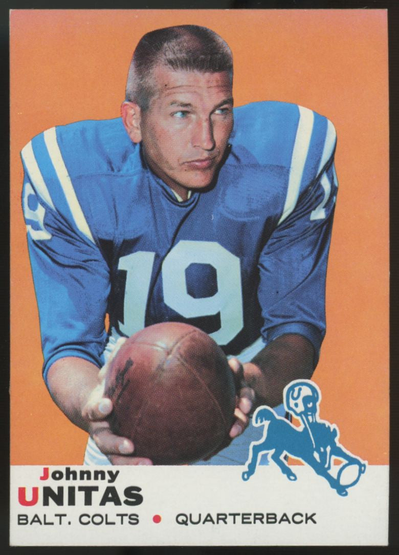 1969 Topps Johnny Unitas #25 NM