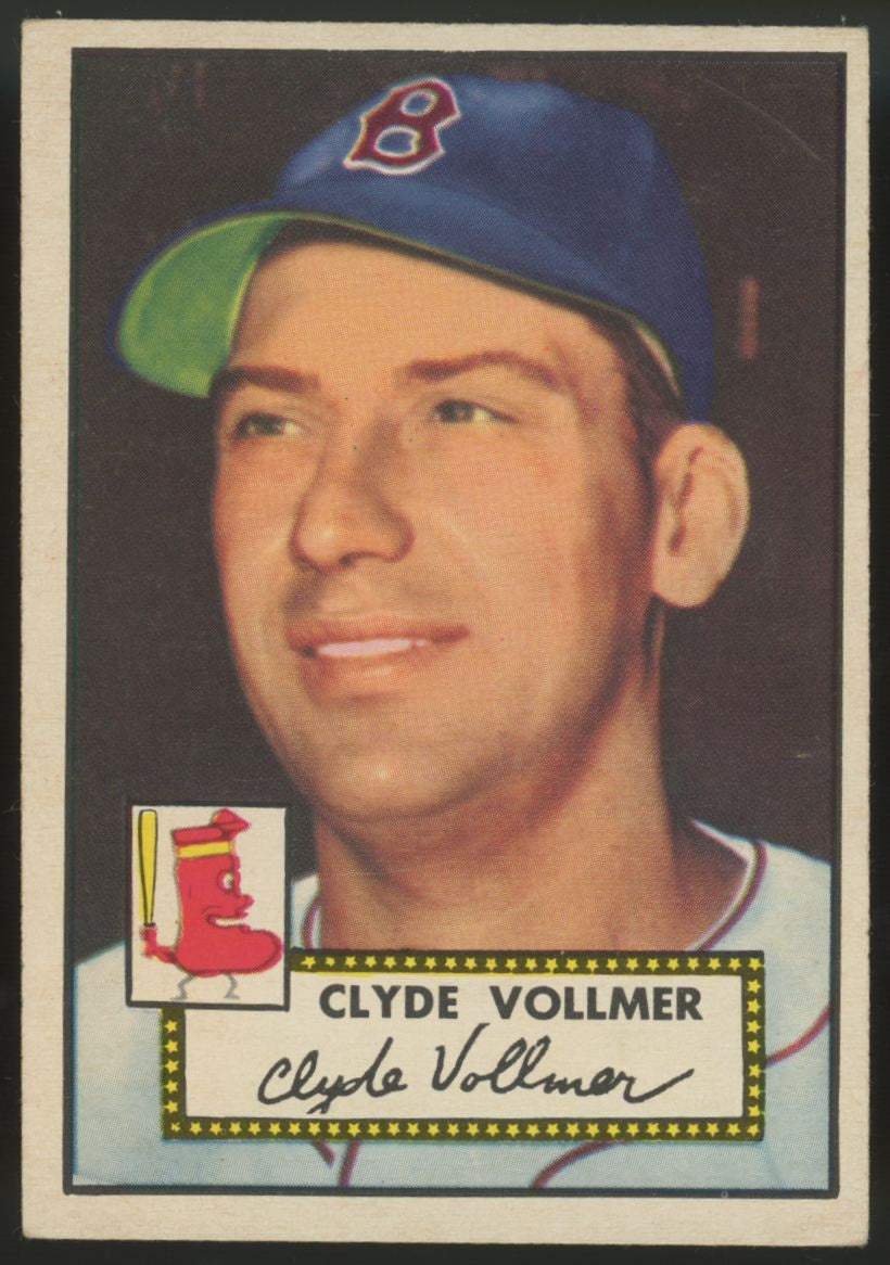 1952 Topps Clyde Vollmer #255 VG/EX "A"