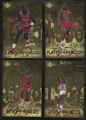 1998 Upper Deck Gatorade Michael Jordan Complete Set (12) Jumbo Oversized