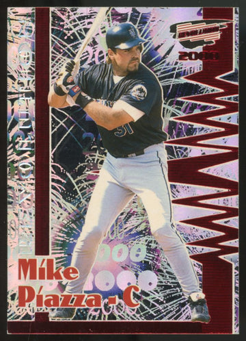 2000 Pacific Revolution Mike Piazza Red /63 #93