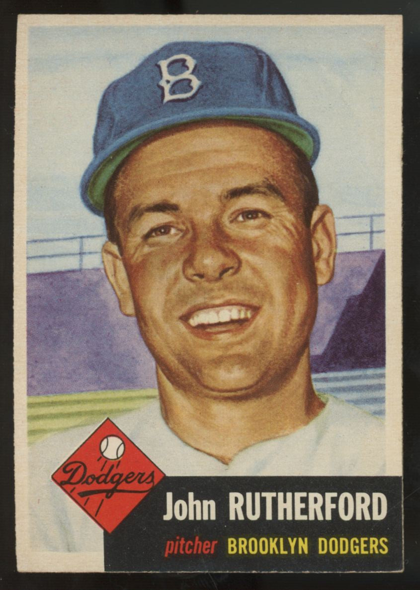 1953 Topps John Rutherford #137 NM