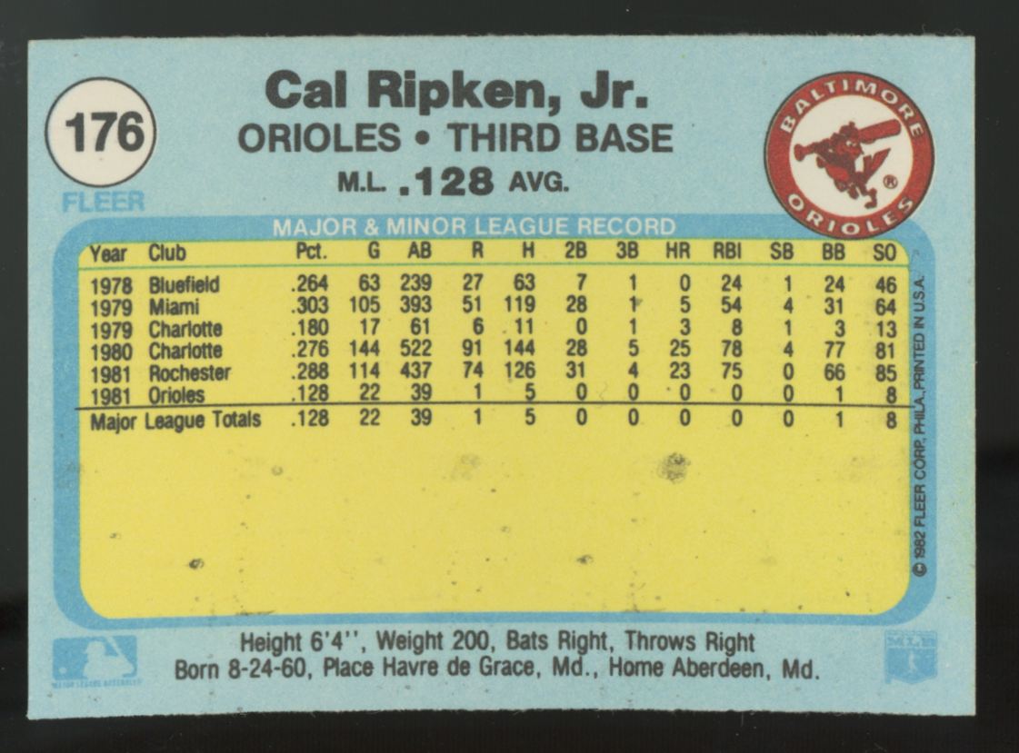 1982 Fleer Baseball Complete Set (660/660) NM