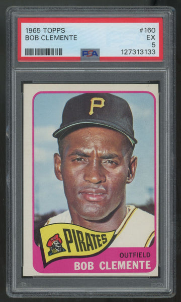1965 Topps Roberto Bob Clemente #160 PSA 5 *133