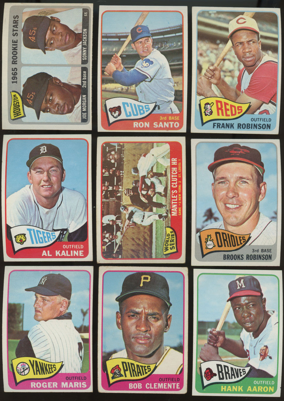 1965 Topps Baseball Complete Set (598) VG Overall Hunter RC PSA 5