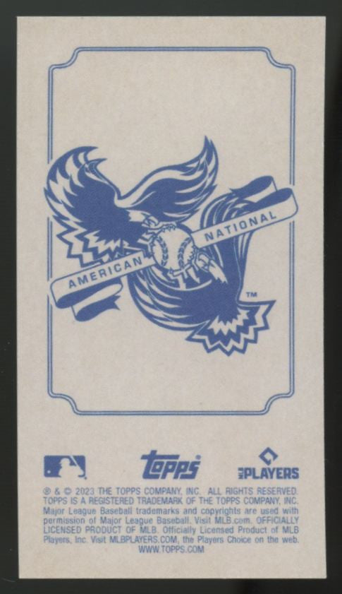 2023 Topps 206 Nolan Gorman RC Mini Interleague Back