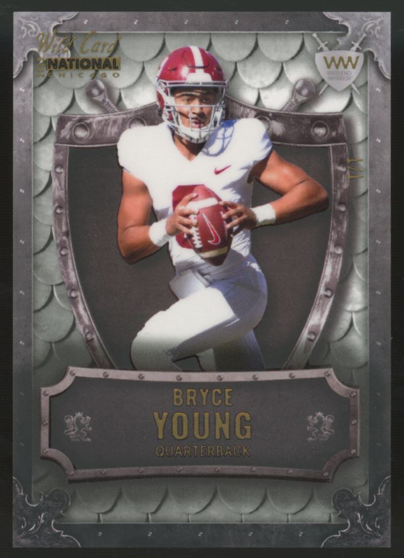 2023 Wild Card The National NSCC Bryce Young RC 1/1 #WWN-5