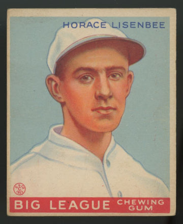 1933 Goudey Horace Lisenbee #68 Good
