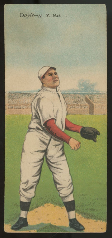 1911 T201 Mecca Double Folders Larry Doyle/Chief Meyers VG/EX