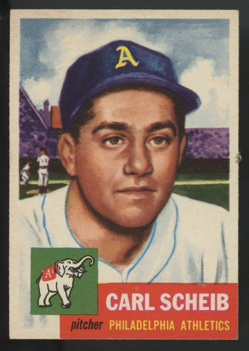 1953 Topps Carl Scheib #57 NM