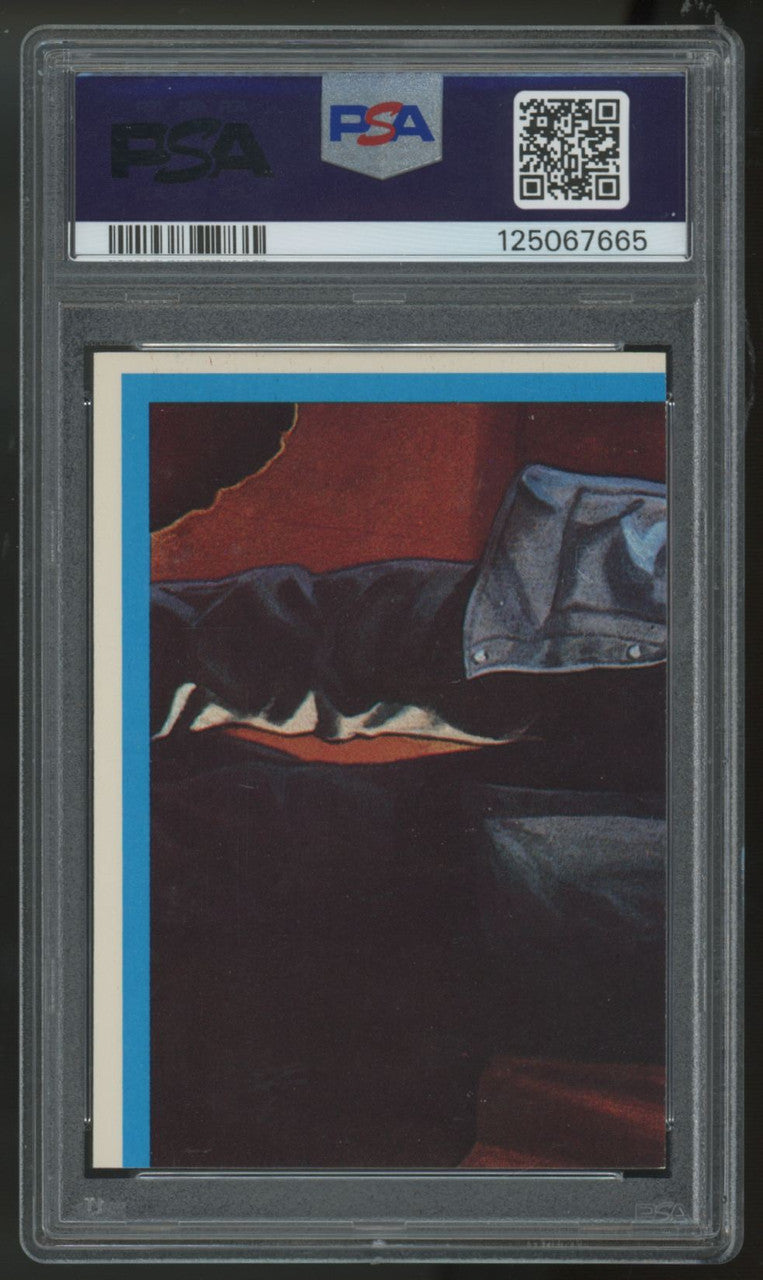 1985 The Goonies Staring At Compass Stickers #3 PSA 8