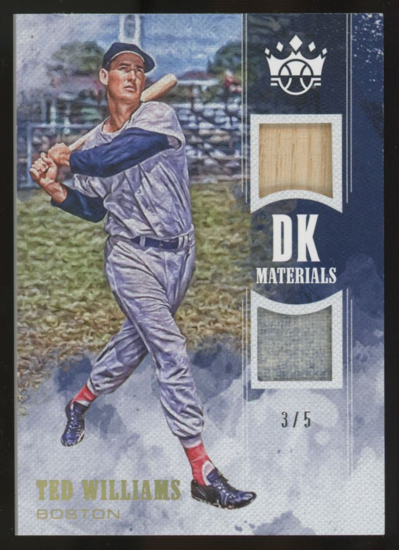 2018 Panini Diamond Kings Ted Williams DK Materials Dual Relic Patch /5 #DKM-TW