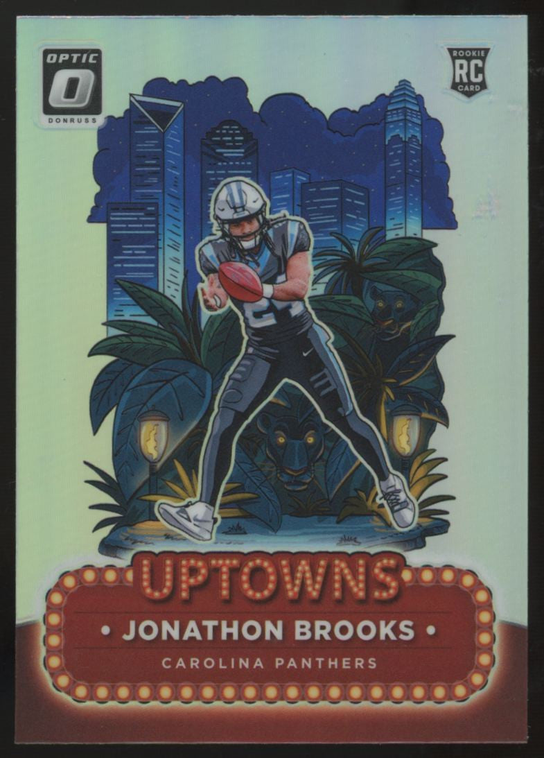 2024 Panini Donruss Optic Jonathon Brooks RC Uptowns Prizm SSP #13