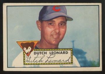 1952 Topps Dutch Leonard RC #110 VG