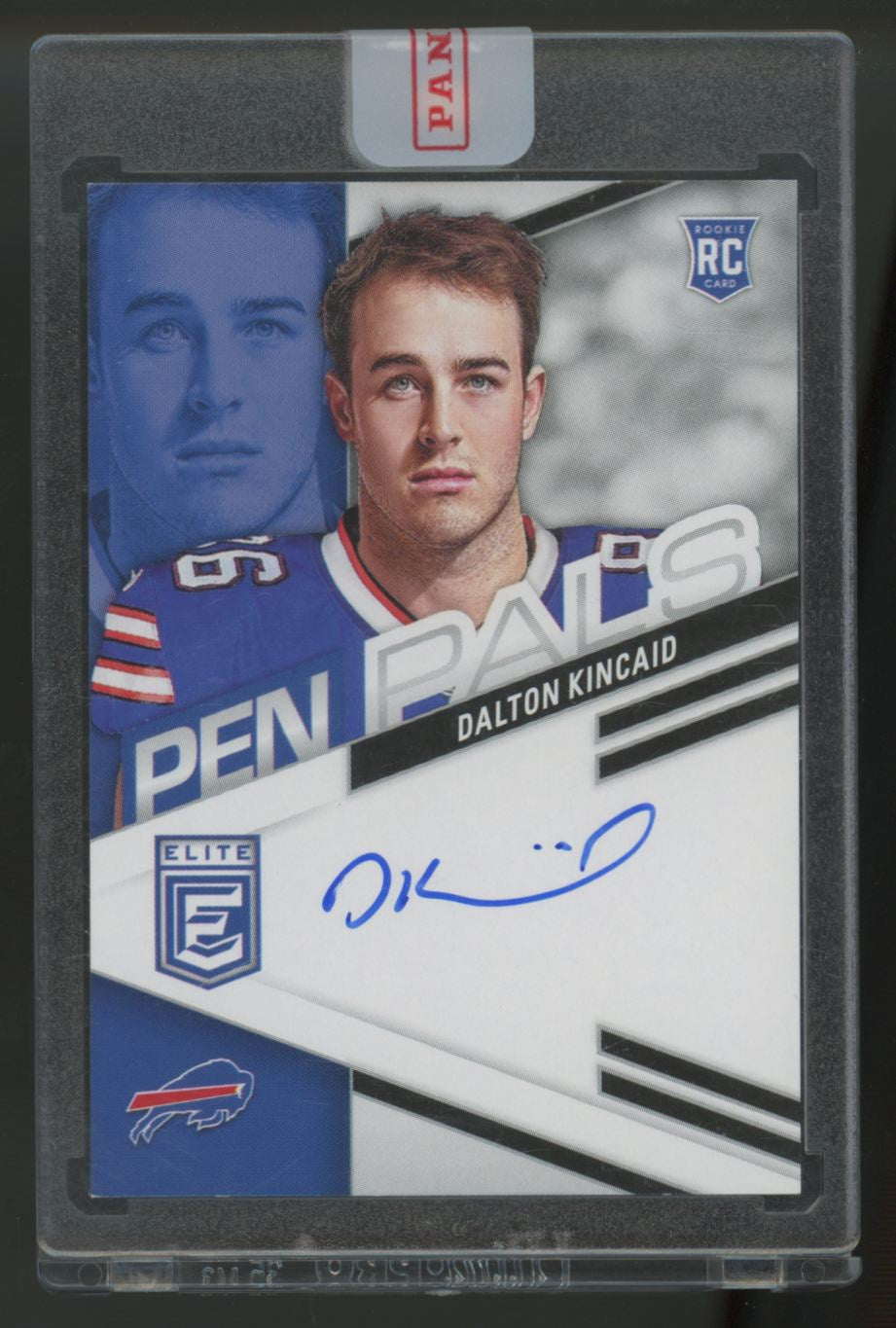 2023 Donruss Elite Dalton Kincaid RC Pen Pal Blue Ink Auto #PPDKI