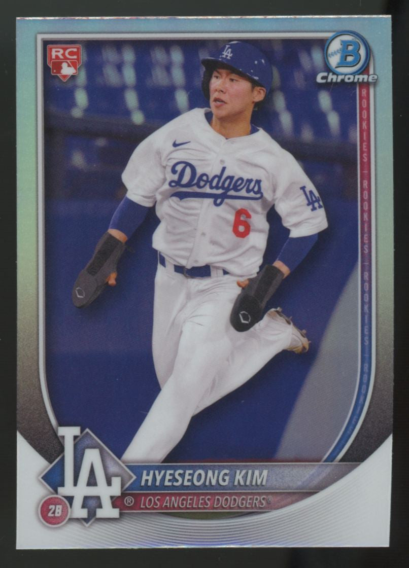 2025 Bowman Chrome Hyeseong Kim Red RC Refractor #91 "A"