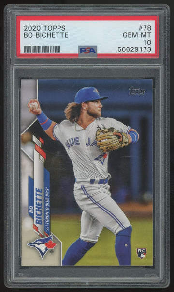 2020 Topps Series One Bo Bichette RC #78 PSA 10