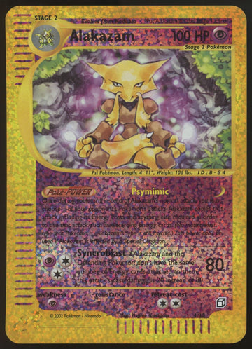 2002 Pokemon Alakazam Expedition Reverse Holo Box Topper #1