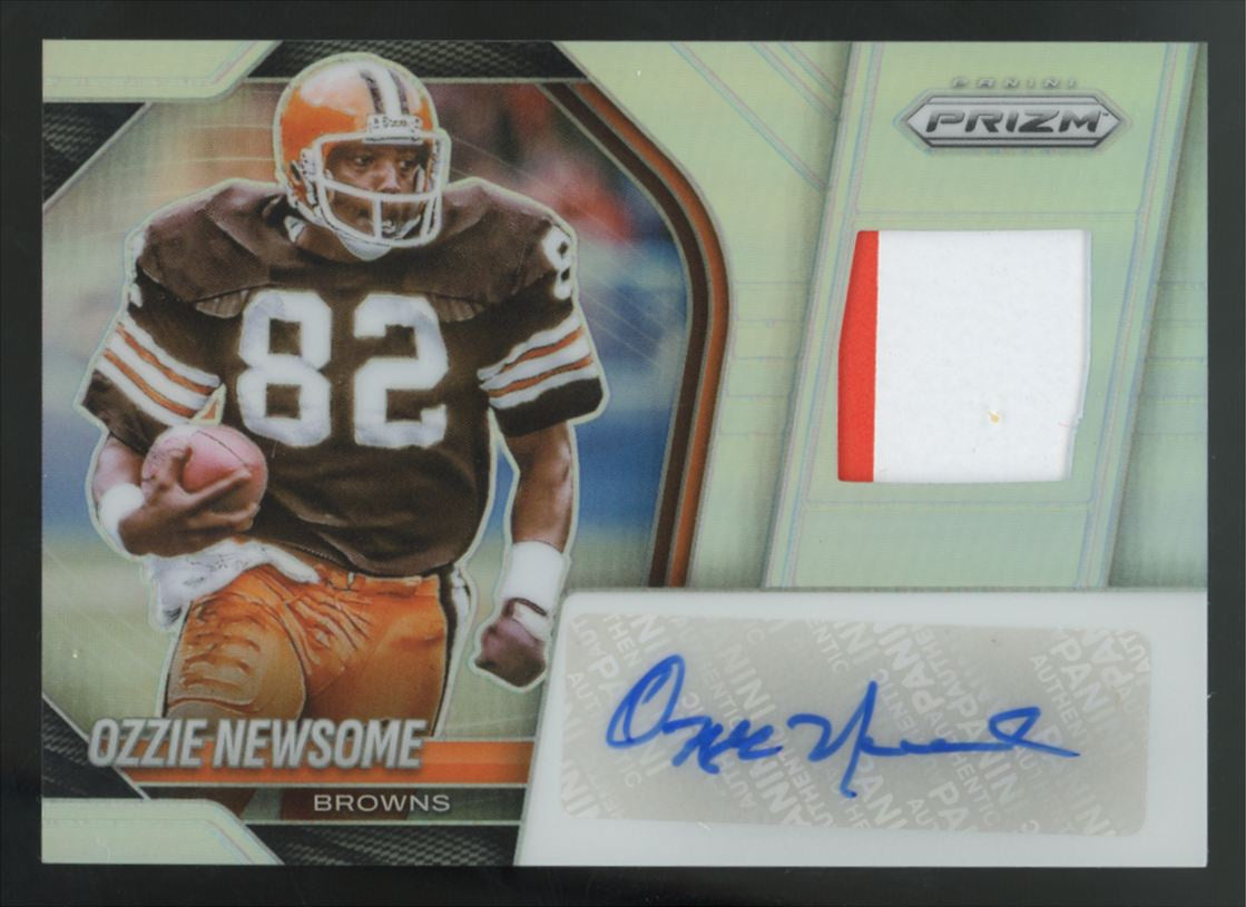2025 Panini Prizm Ozzie Newsome Silver Patch Auto /99 #PAU-ONE