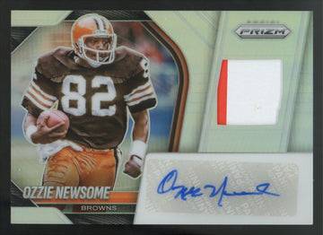2025 Panini Prizm Ozzie Newsome Silver Patch Auto /99 #PAU-ONE