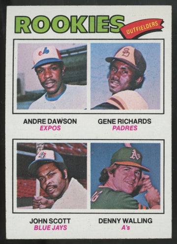 1977 Topps Andre Dawson RC Rookie Outfielders #473 EX/MT