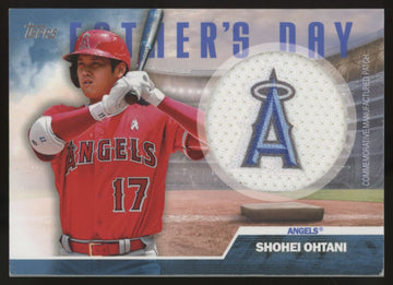 2023 Topps Shohei Ohtani Father's Day Commemorative Patch #FD-SO *Corner/Edge