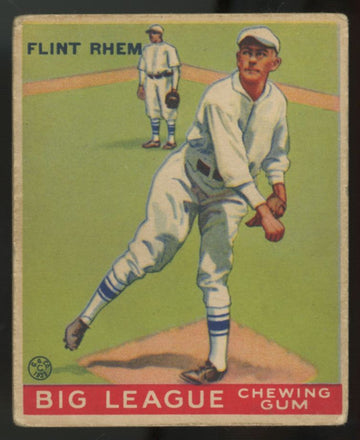 1933 Goudey Flint Rhem #136 G/VG