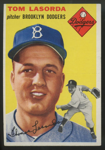 1954 Topps Tom Lasorda RC #132 EX