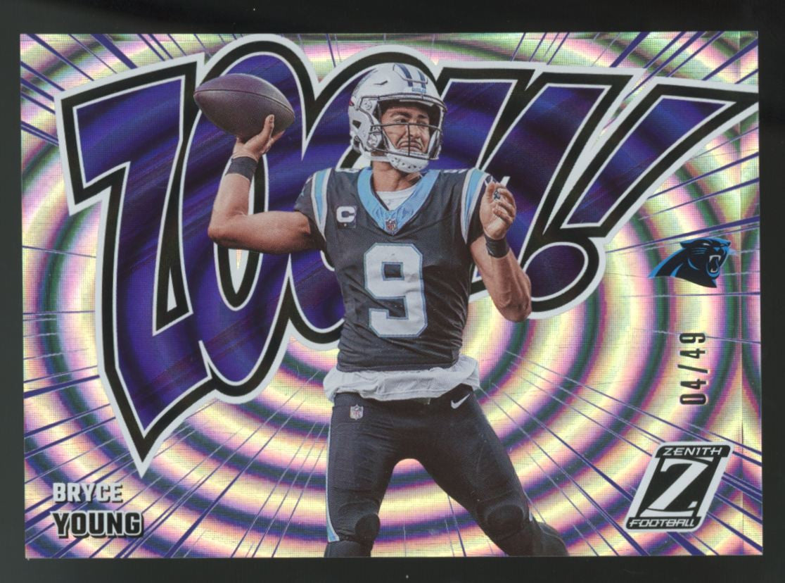 2024 Panini Zenith Bryce Young Blue ZOOM! /49 #9