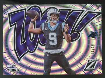 2024 Panini Zenith Bryce Young Blue ZOOM! /49 #9