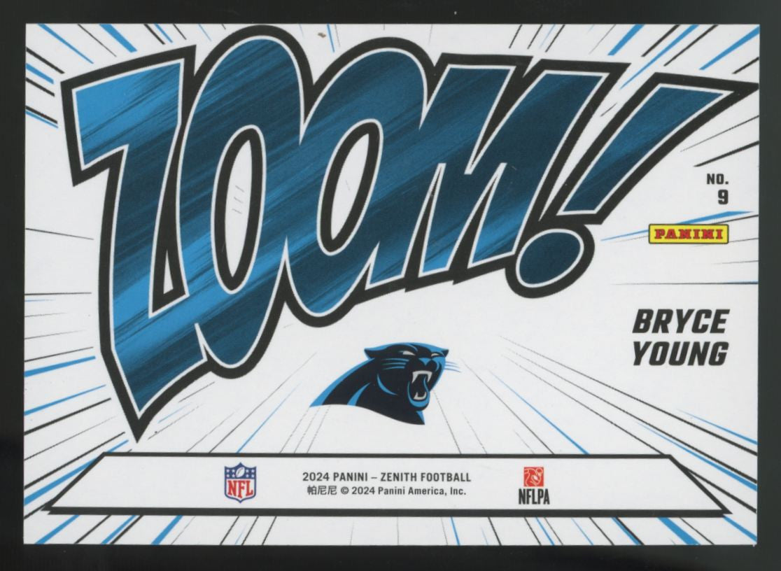 2024 Panini Zenith Bryce Young Blue ZOOM! /49 #9