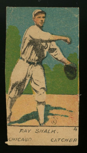 1921 W516-1 Ray Shalk Hand Cut Strip Card