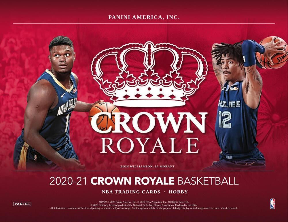 2020/21 Panini Crown Royale Basketball Hobby Box