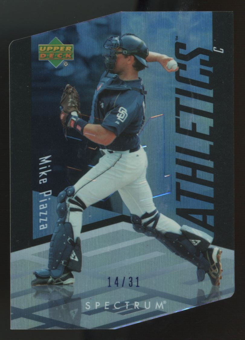 2007 Upper Deck Spectrum Mike Piazza Blue Die Cut /31 #90